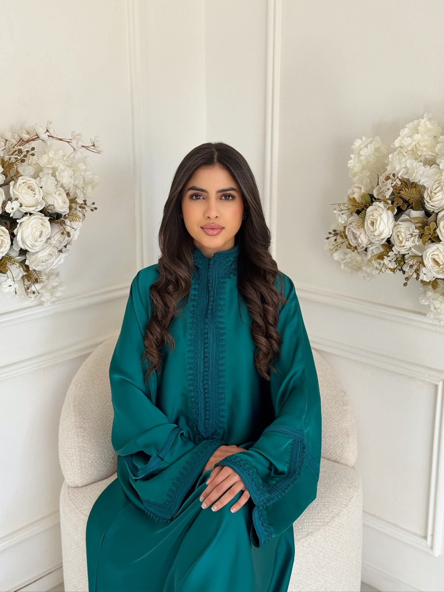 Gandoura Samar Moroccan gandoura dress modest traditional Moroccan clothing