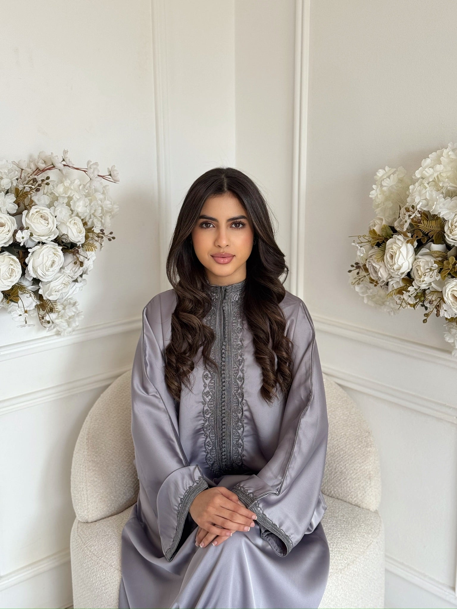 Gandoura Meera Moroccan gandoura dress modest traditional Moroccan clothing