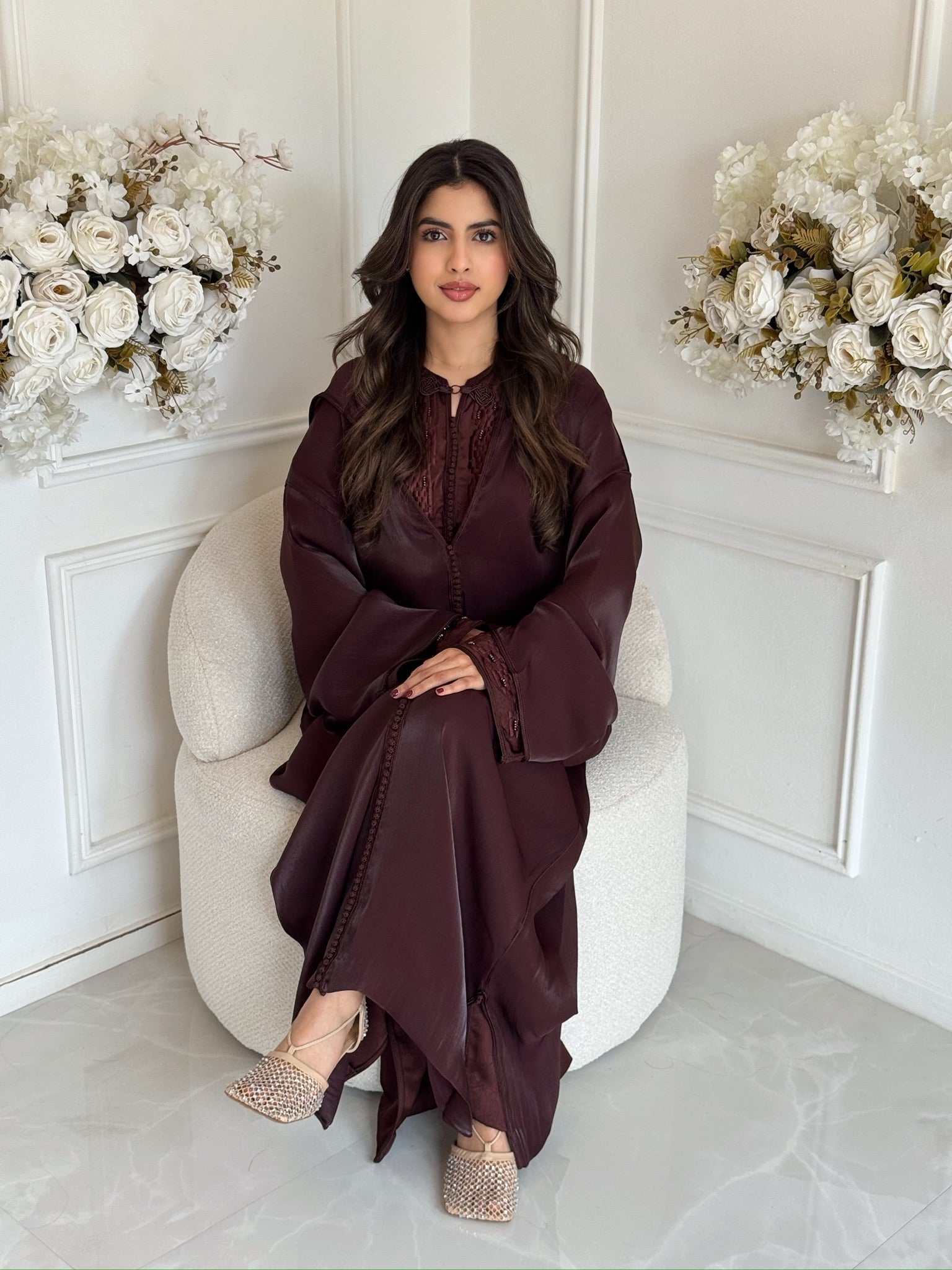 Elegant women’s Moroccan jellaba Luna for Eid