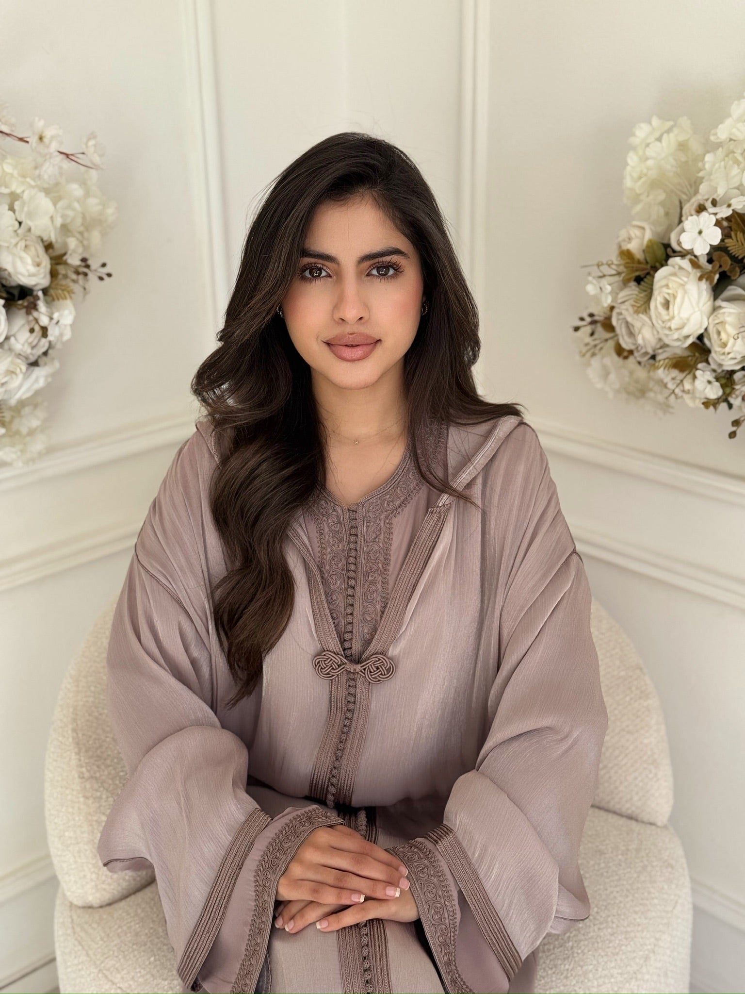 Moroccan jellaba dress beige – Ramadan Eid outfit for women