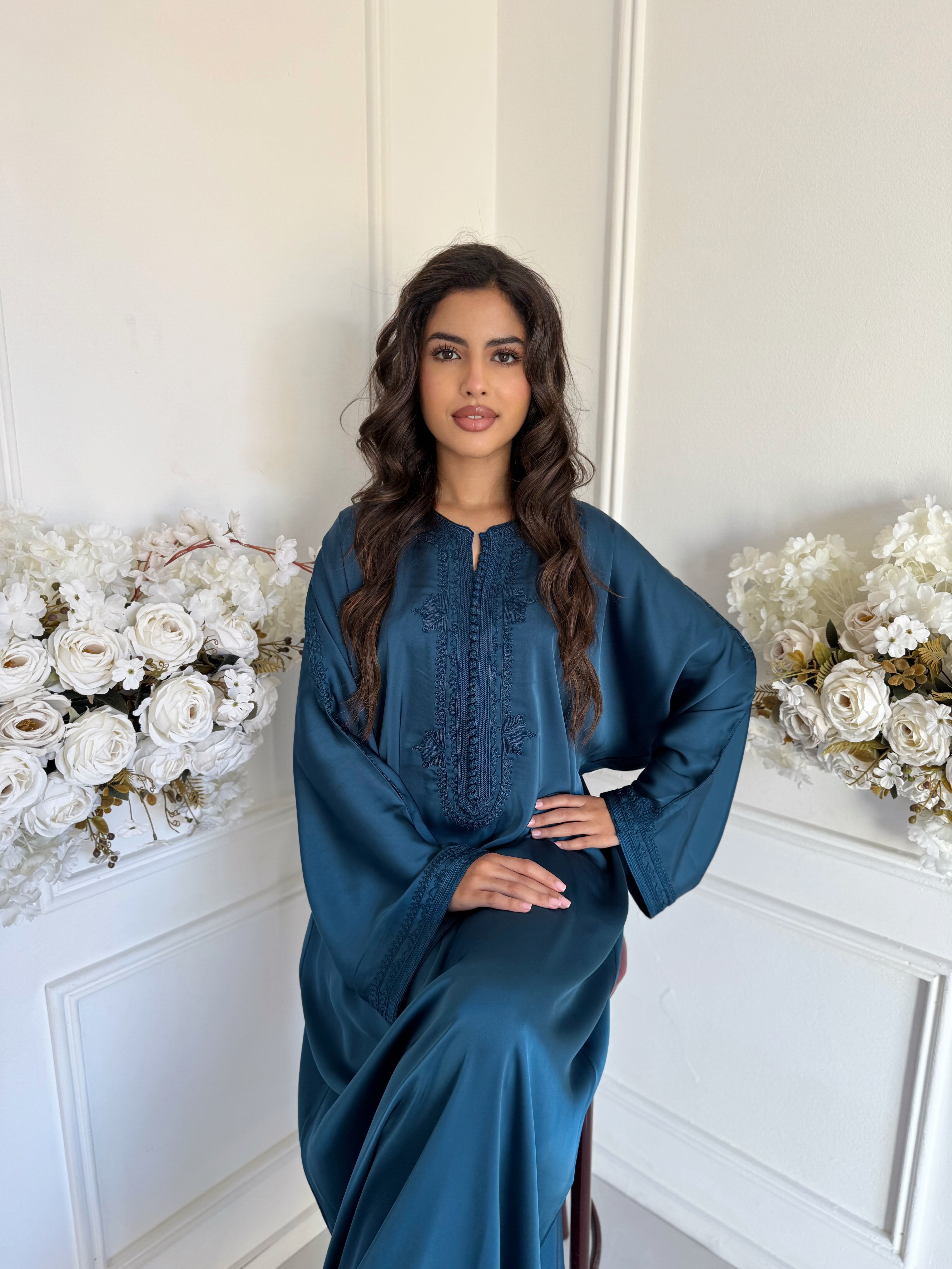 Gandoura Huyam – Moroccan Caftan Dress by IB Caftan