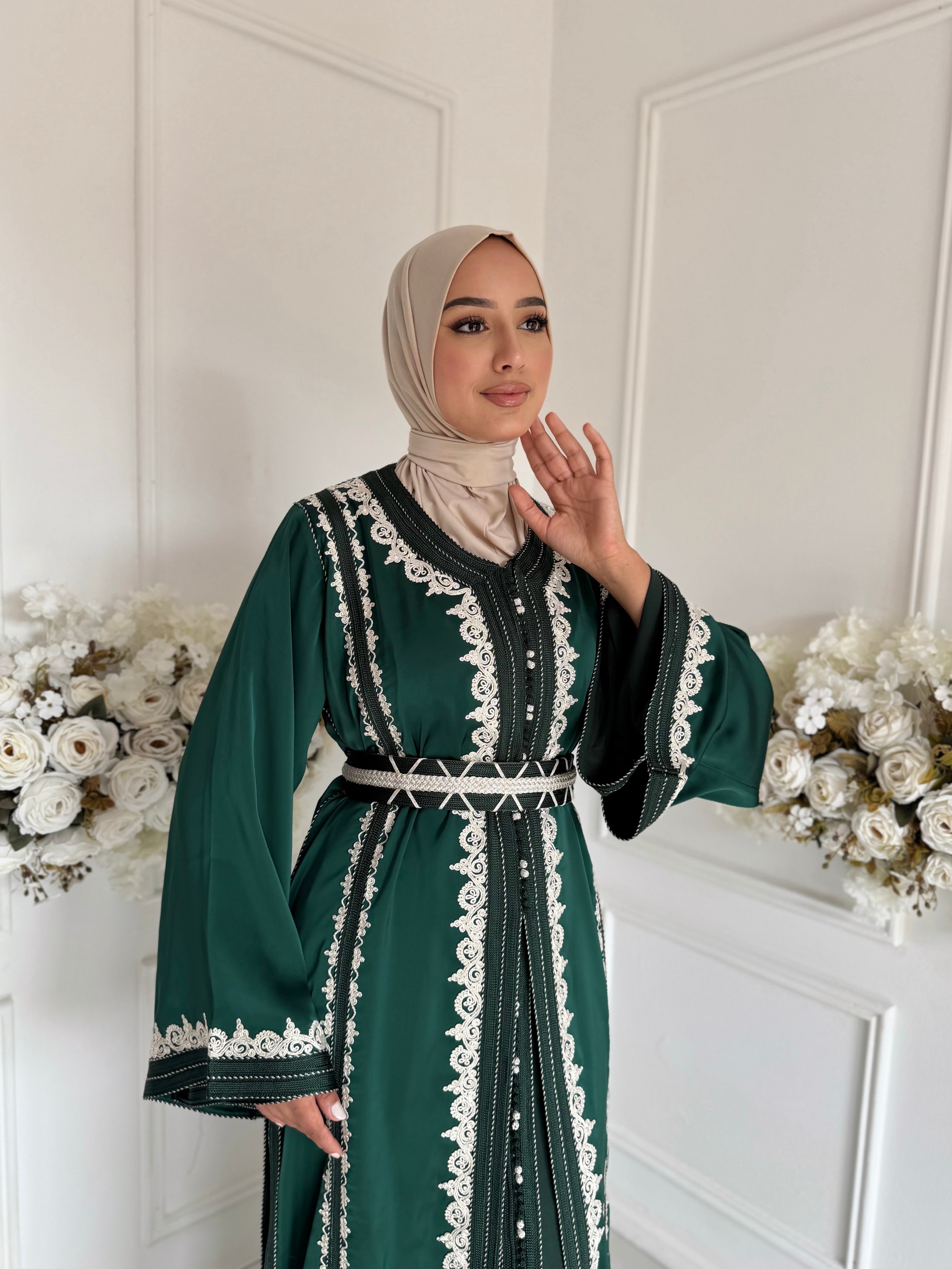 Two-piece Moroccan Caftan Dress – Takchita Mayma
