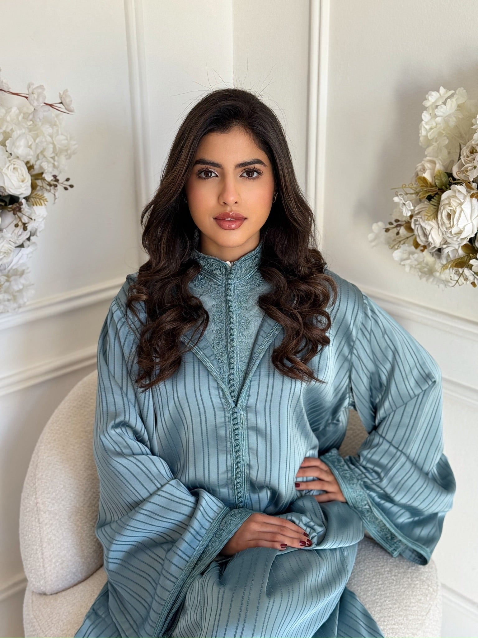 Elegant modest jellaba dress Nouhaila