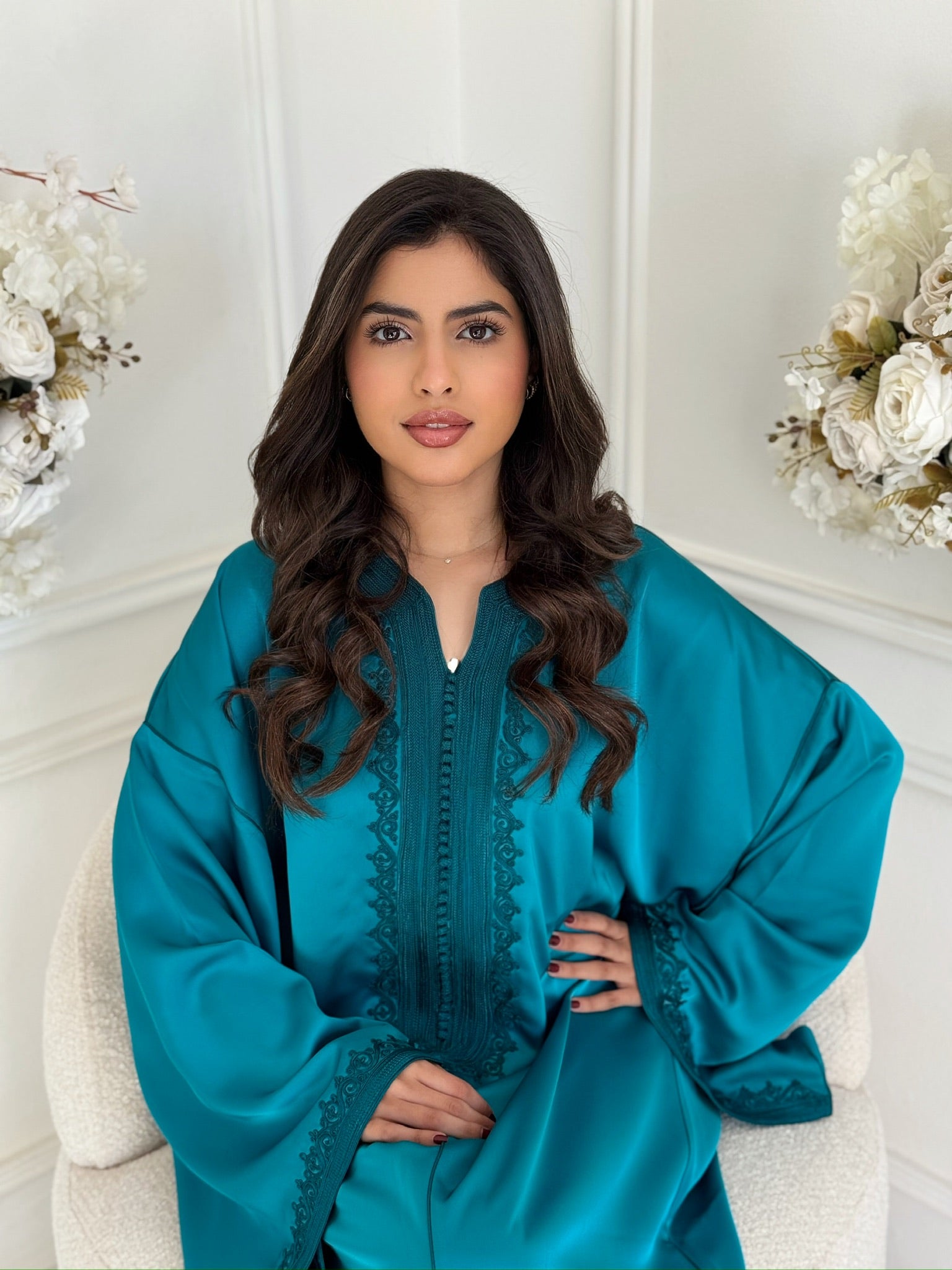 Gandoura Sama Moroccan dress for women – elegant gandoura for Ramadan