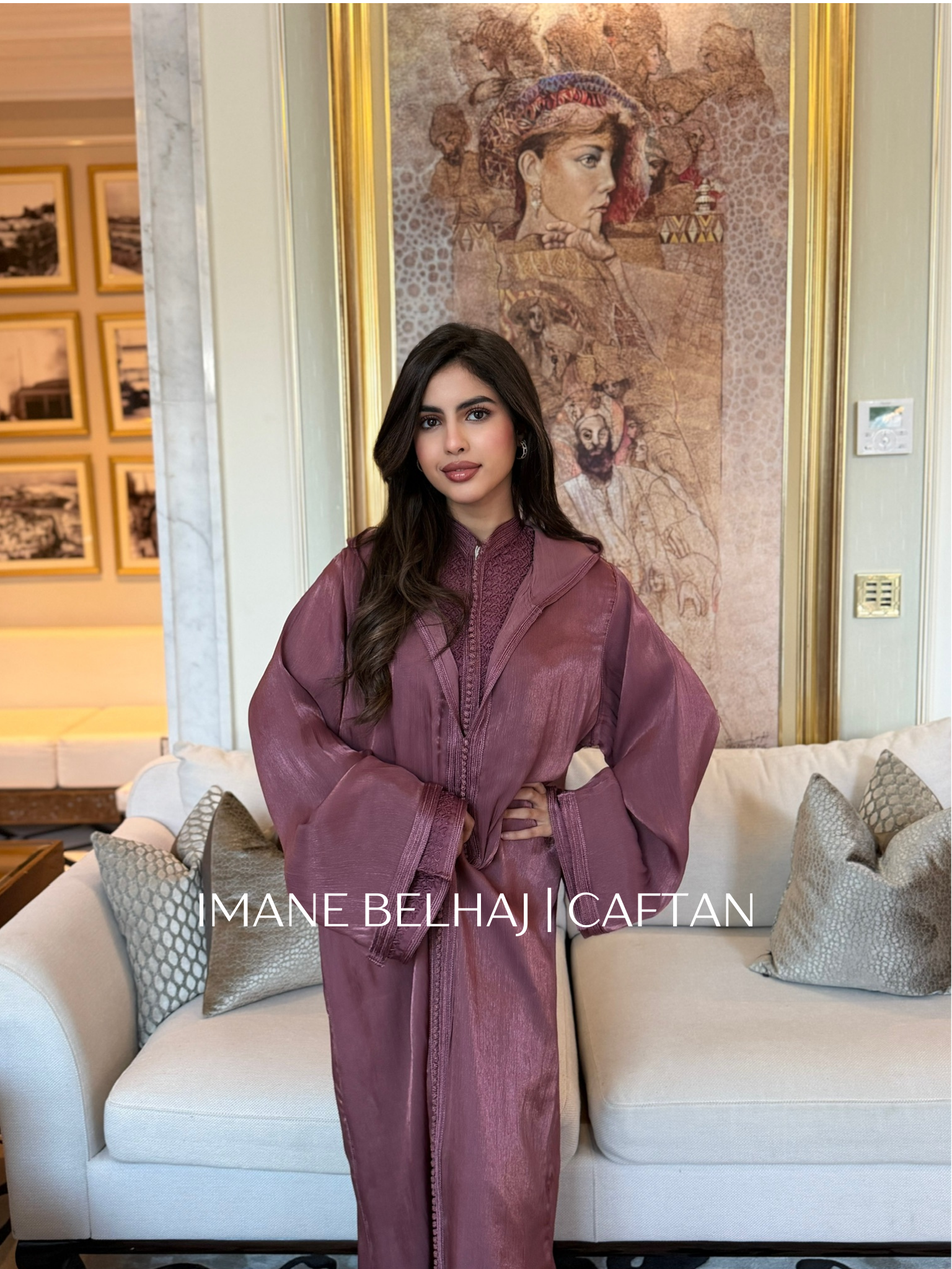 Moroccan jellaba - Amber