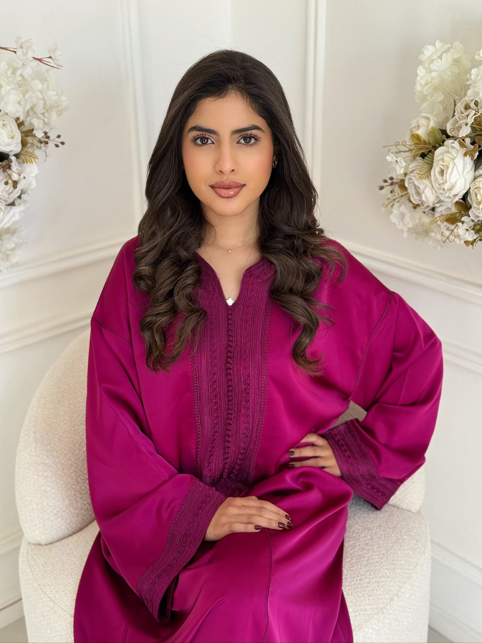 Gandoura Sirine Moroccan dress for women – elegant gandoura for Ramadan