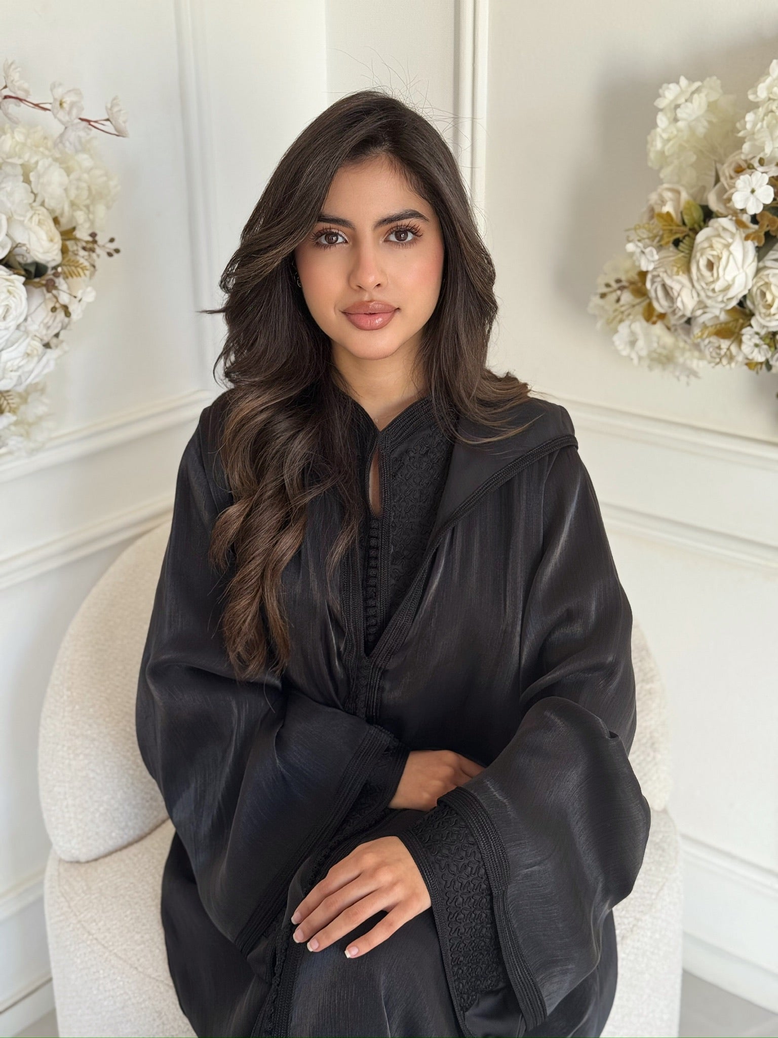 Handmade Moroccan jellaba Maryama for Ramadan evenings