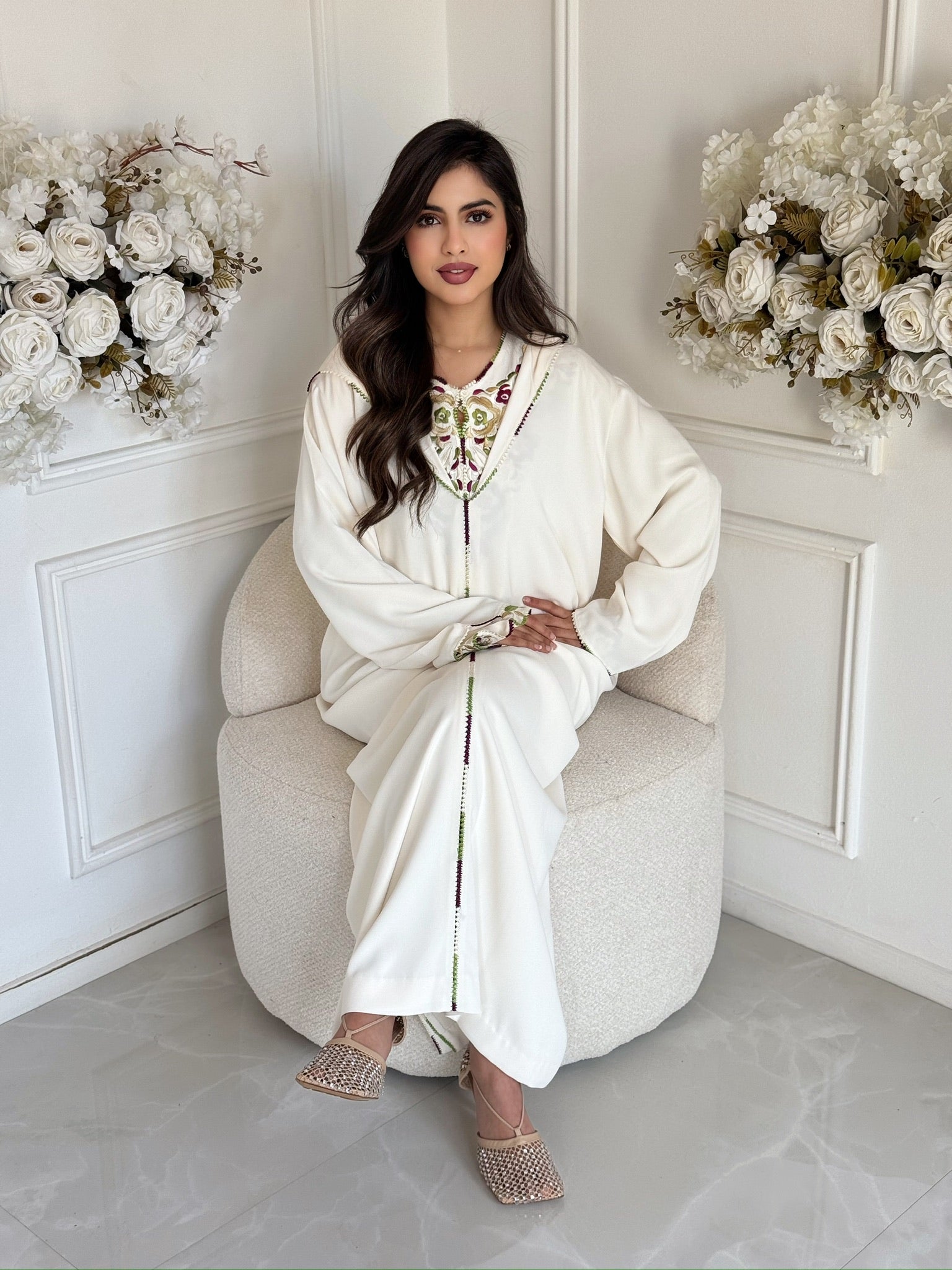 Handmade Moroccan jellaba Sam for Ramadan evenings