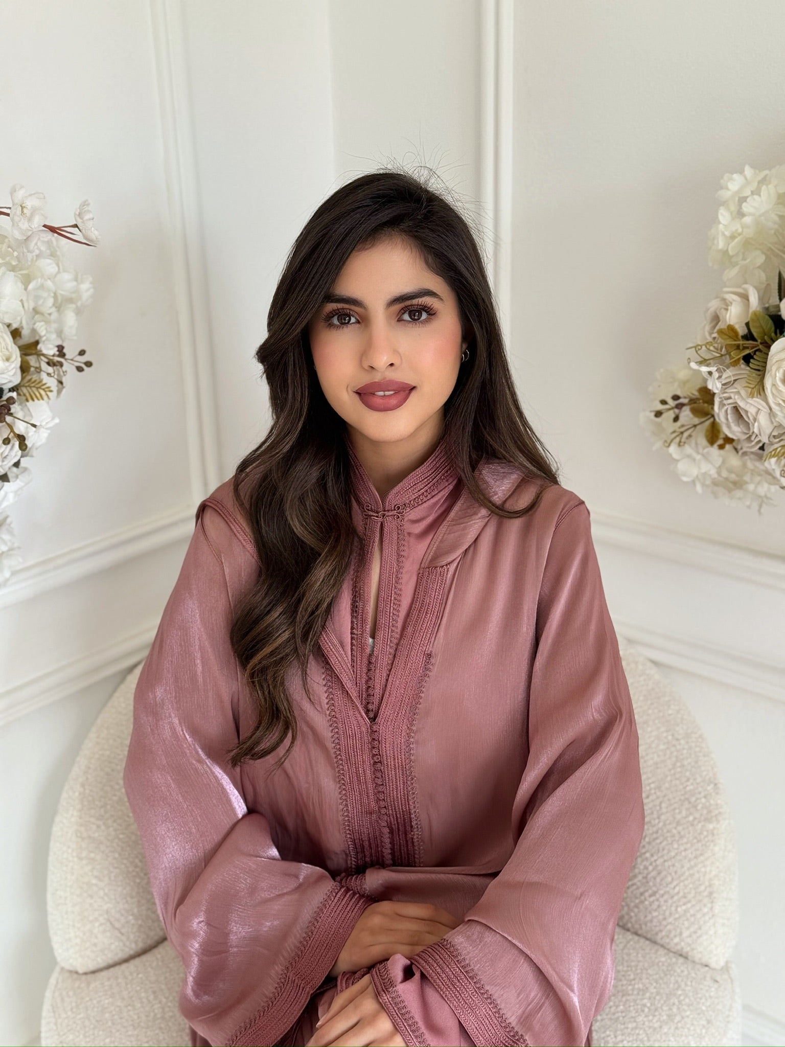 Elegant Moroccan jellaba dress Sophia for Eid celebrations