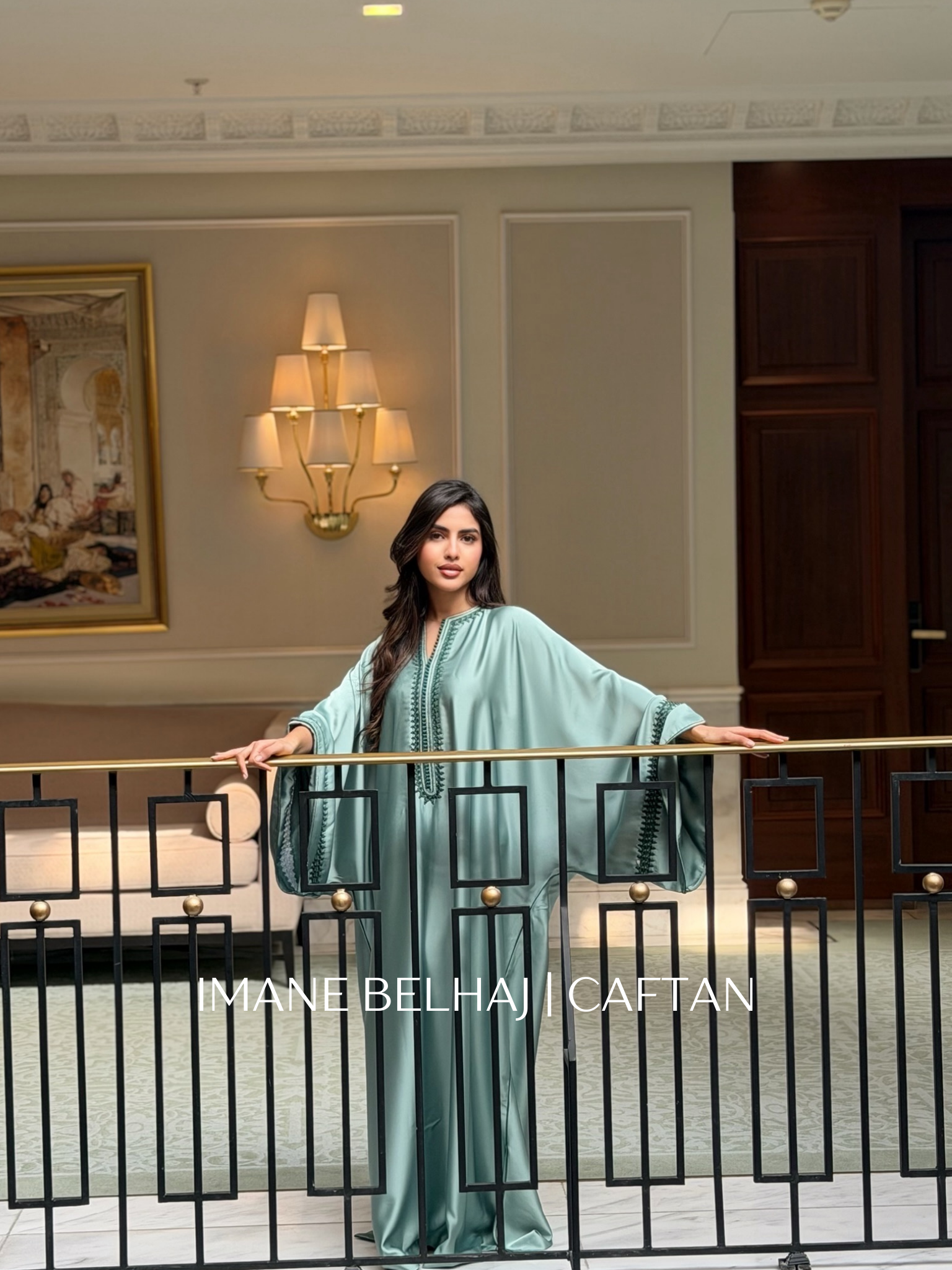 Traditional Moroccan gandoura Maytha designed for Ramadan and special occasions