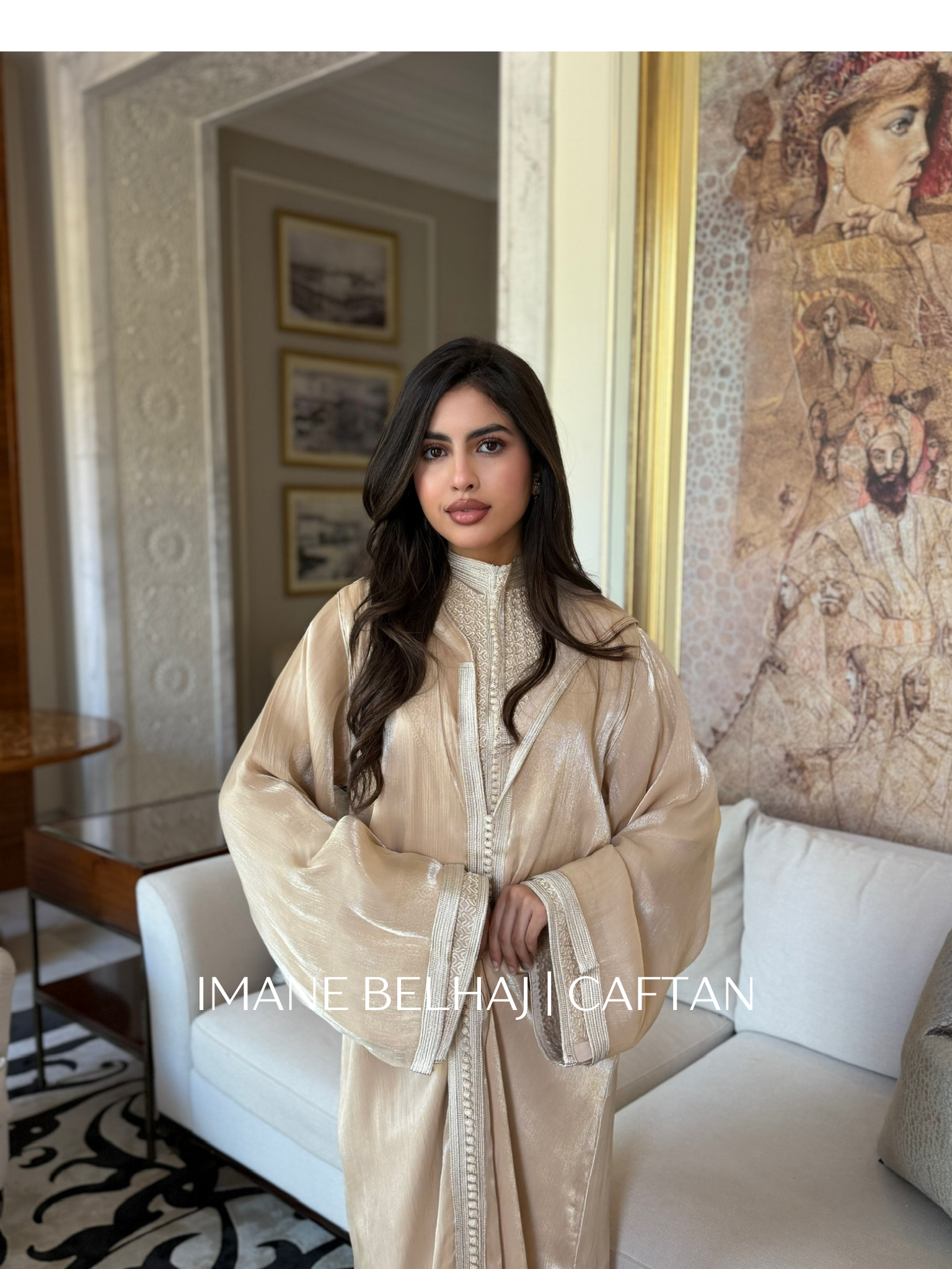 Moroccan jellaba Nourin for women in elegant modest wear style